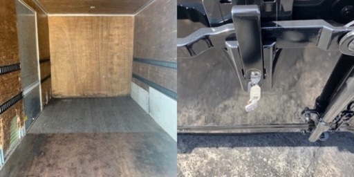 No.617 アルミバン 3ｔ 車  アルミ 箱 バイク 倉庫 トラック コンテナ 米 保管庫 物置 DIY