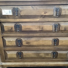 値下げしました！】アンティーク調チェスト 4段 ブラウン