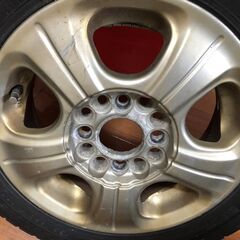 155/65/13 スタッドレスタイヤ　ホイール付　お譲りしますの画像