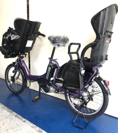 関東全域送料無料 保証付き 電動自転車　ヤマハ　パスキッスミニ　20インチ 3人乗り 8.9ah デジタル