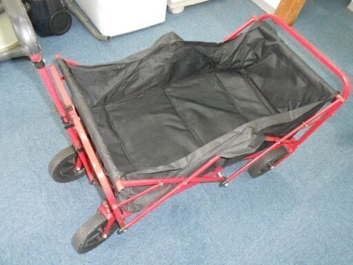 ★キャリーワゴン　キャリーカート 荷車　アウトドアワゴン　おりたたみ便利に収納　キャンプ