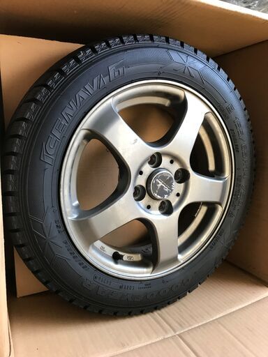 155/65R14鉄ホィールタイヤセット(4本)と155/65R14アルミホィールタイヤセット(4本)