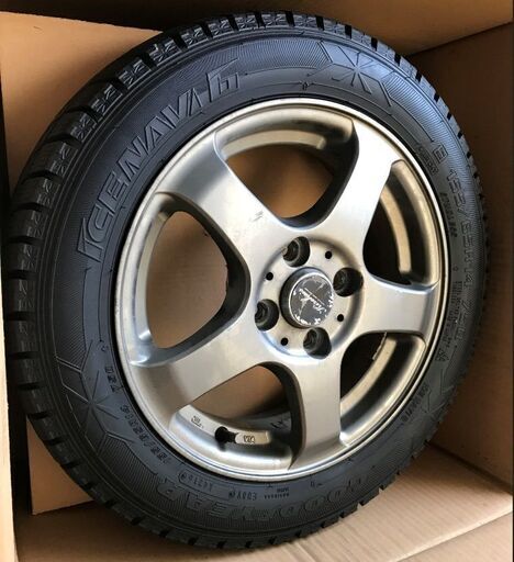155/65R14鉄ホィールタイヤセット(4本)と155/65R14アルミホィールタイヤセット(4本)