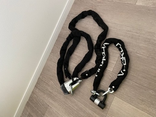 バイク盗難防止チェーン