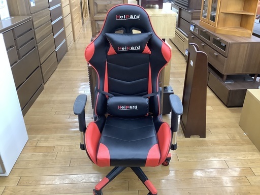 ゲーミングチェア　HeiPard ブラック×レッド