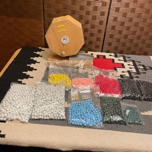 B ガラポン抽選機　ガラガラ　ガラポン　玉付き　抽選機　抽選器　クジ　くじ　ビンゴ　大会　ゲーム　お祭り　抽選　検　ラッキー　　福引き　パーティー　昭和　レトロ　コレクション　コレクター