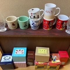ディズニー、ピングー、キティ、マグカップ、湯飲み、14 点