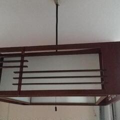 　本格和風電器傘(木枠)の画像