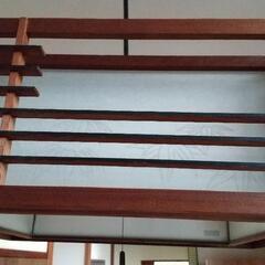 　本格和風電器傘(木枠)の画像