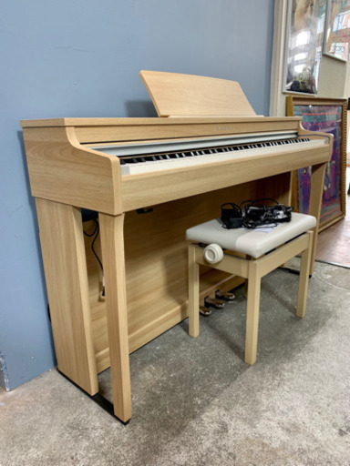 美品 KAWAI ピアノ椅子 電子ピアノ 茶色 ￼ 🎼【KAWAI新製品