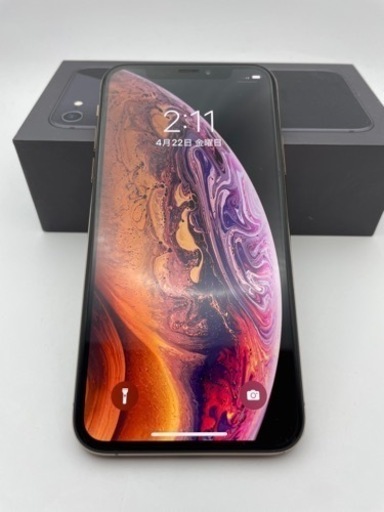 iPhone Xs Gold 64 GB SIMフリー #22077