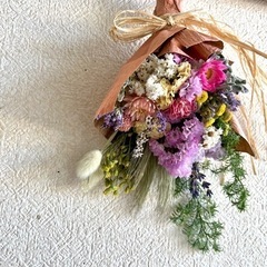 華やかブーケ　スワッグ　tjの画像
