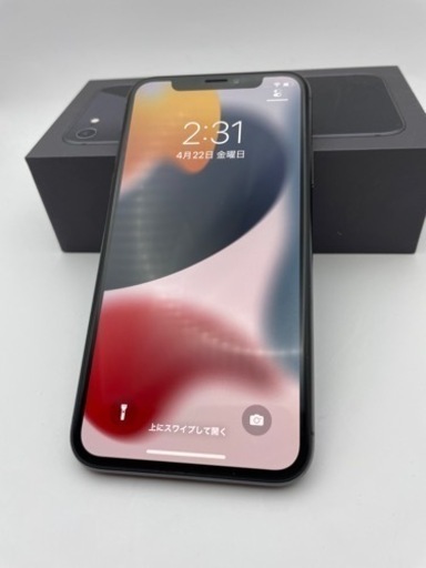 iPhone X Space Gray 256GB SIMフリー　#22076