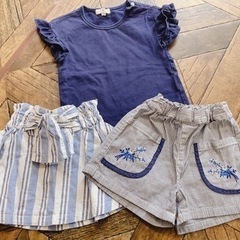 セラフ　80サイズ夏服3点セット
