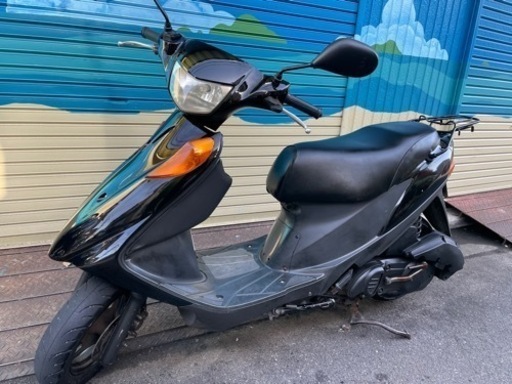 スズキ アドレスV125G CF46A K6黒 外装美車 機関良好 4ストFI原付or2種選択可/現状販売 他写真動画アリ
