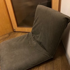 無印良品　MUJI 座椅子　一人用ソファー　2個セット　カバー付きの画像