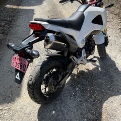 低走行　ホンダ グロム JC61 GROM 宮崎 フルエキマフラーの画像