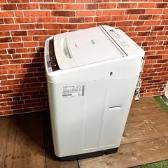 【超目玉‼️】HITACHI 洗濯機 ビートウォッシュ8.0kg✨ 2017年製⭕️ 配送＆設置無料🚛の画像