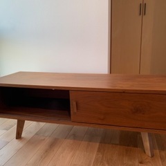 ウォールナット　テレビ台の画像