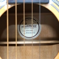 OGK-027 楽器 Lumber ランバー LDG10NA アコースティックギター ソフトケース付き アコギの画像