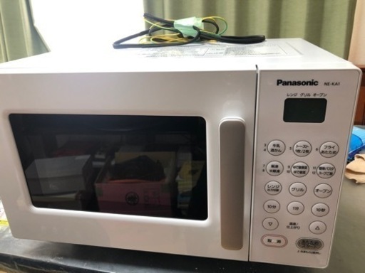 新品同様、2020年製パナソニックNE-KA1-W電子レンジ