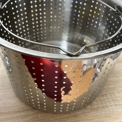 【再出品】ワイングラス２本とパスタ鍋の画像
