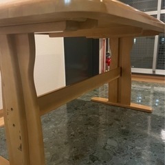 ダイニングテーブル 約70×80×135cmの画像