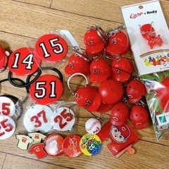 広島カープ　キーホルダー等30点