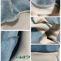 ꒰adidas꒱海外製 3本ライン ジャージ 青系 ヴィンテージ 古着10数年前の画像