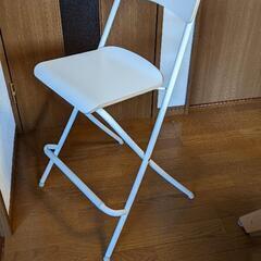 イケア　IKEA　バースツール　折りたたみ　チェア