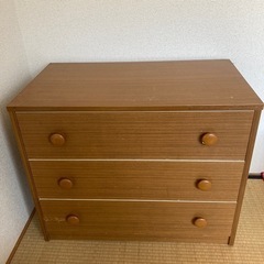 3段たんす　収納チェスト