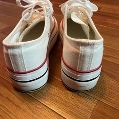 CONVERSE オールスター 風 厚底スニーカー  コンバース レディース　22.5cmの画像