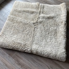 無印良品　カーペット190×190の画像