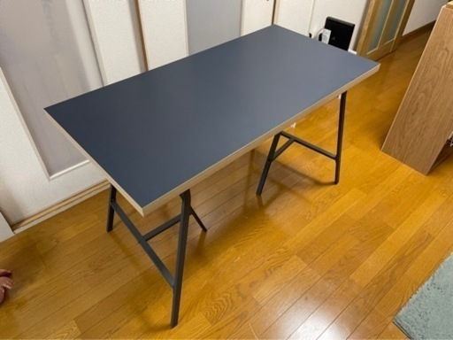 【IKEA】テーブル天板とアイアン脚のセット