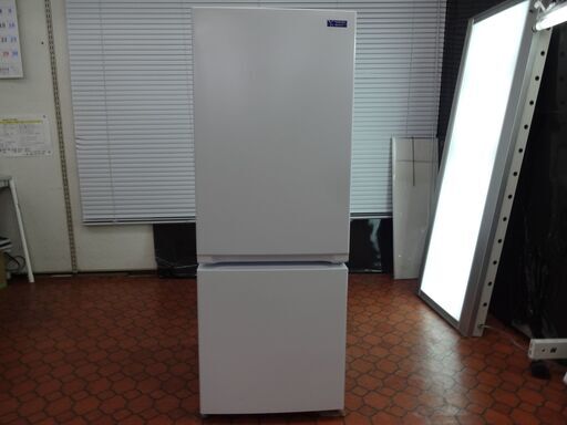 ID 015258　冷蔵庫　２ドア　ヤマダ　156L　２０２１年製　YRZ-F15G1