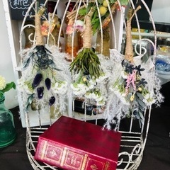 春のワークショップ、花フィオーレ　ドライフラワー
