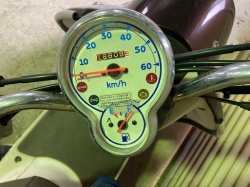 【売約済】実働 BT新品 ヤマハ SA37J 2009年式 ビーノ 4スト原付 インジェクションバイク スクーター ワインレッド ②