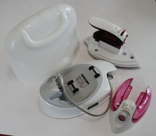 値下げしました■東芝 コードレススチームアイロン 美ラクルラクー (La・Coo) TA-FV410ピンク■美品