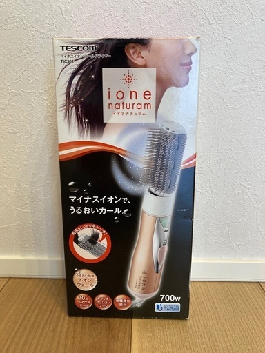 【ありがとうございました】【未使用】TESCOM マイナスイオンカールドライヤー　イオネナチュラム