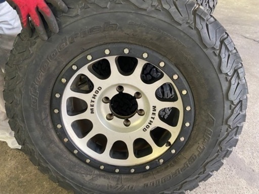 メソッドホイール　　タイヤセット