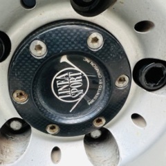 225/65r17 ヨコハマ ジオランダー G91 2021年製 ほぼ未使用 4本 ホイール付き LINEASPORT （リネアスポーツ） / YOKOHAMA GEOLANDAR の画像