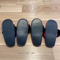【ありがとうございました】【未使用】ディズニーランド　ミッキー＆ミニー　大人用スリッパ　★２足セット★の画像
