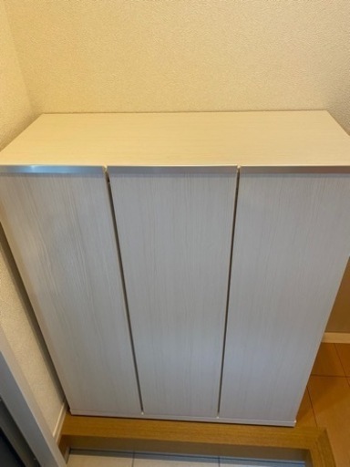 『美品』ニトリ　シューズボックス　下駄箱　白