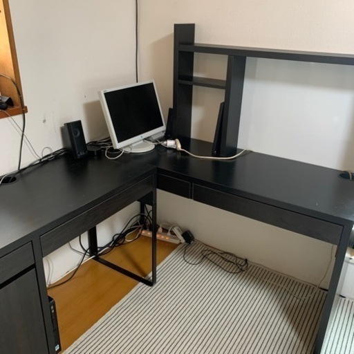 2つセット　IKEA ミッケ　デスク　机　学習机