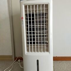 【動作確認済み・取扱説明書あり】気化熱効果で爽やかな風の冷風扇／...