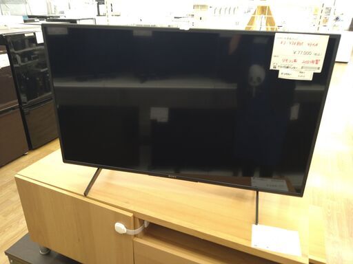 SONY　4K液晶ﾃﾚﾋﾞ　43インチ　2021年製　KJ512