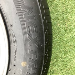 ブリヂストン夏タイヤアルミホイール付き４本セット１７５-65-１４の画像