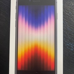 新品 未使用 iPhoneSE3 (第3世代) 64GB ミッドナイト 2022/04/23