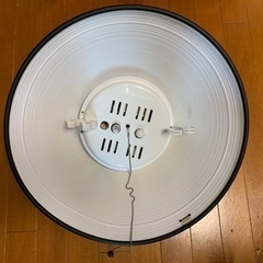 蛍光灯照明器具　黒の画像