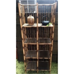 竹製 収納 ラック 棚 マガジンラック 和家具 アジアン家具